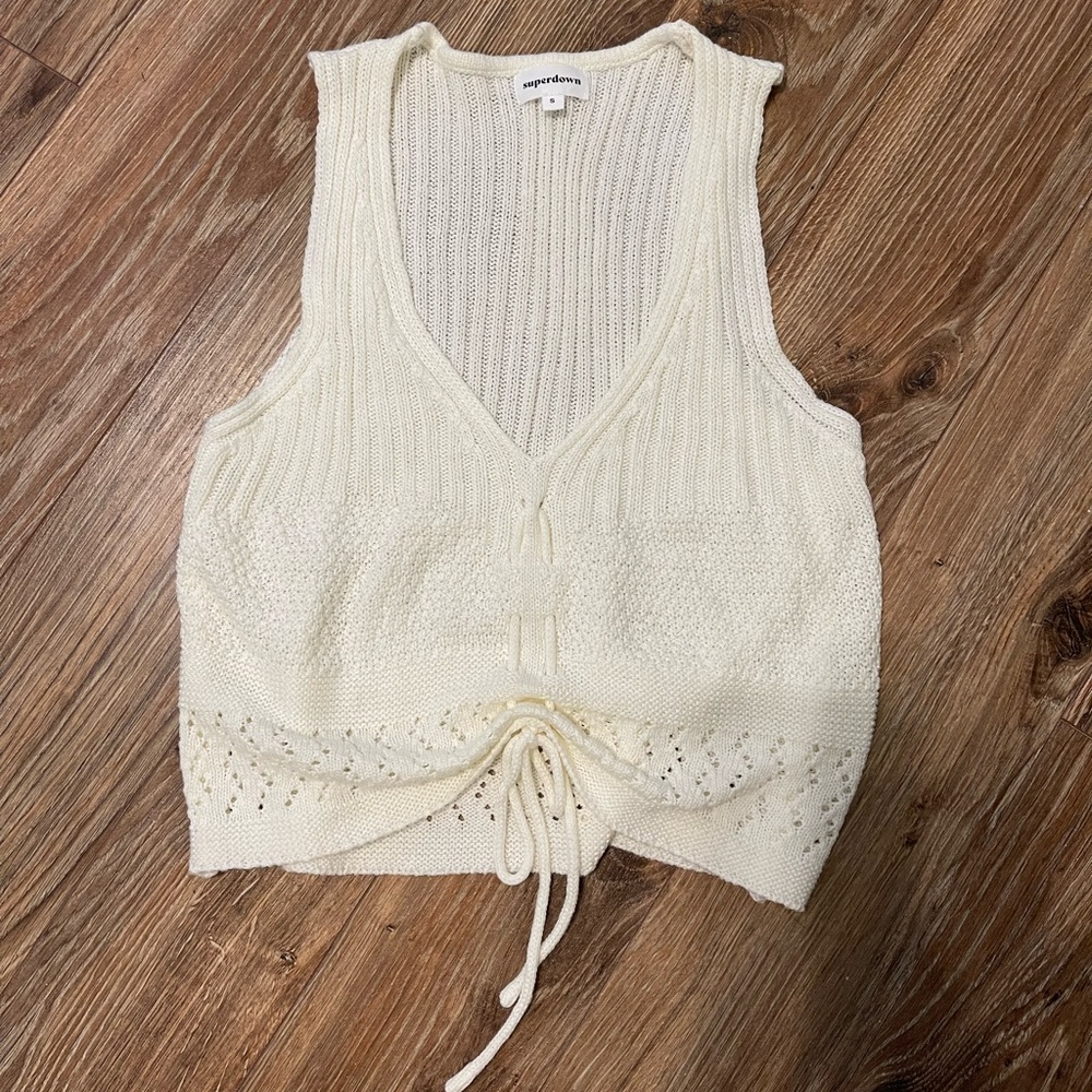 Khloe Ruched Knit Top by Superdown